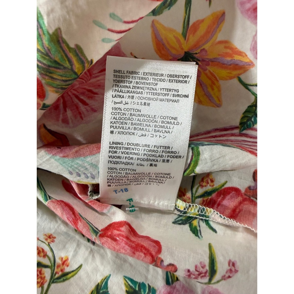 Farm Rio Women Tropical Floral Toucan Tiered Halter Maxi Dress Multicolor Small - Picture 9 of 14